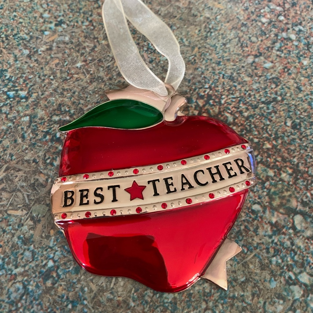 Harvey Lewis Best Teacher Christmas ornament